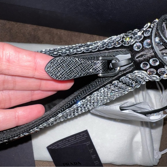 PRADA RE EDITION CRYSTAL HOBO BAG - Picture 12 of 15